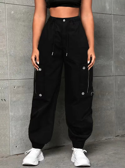 Pantalon cargo coupe large