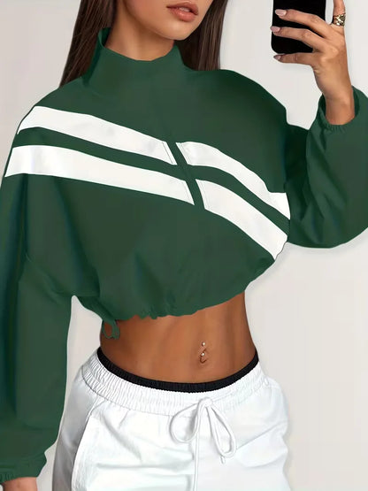 Veste de survêtement avec poignets élastiques