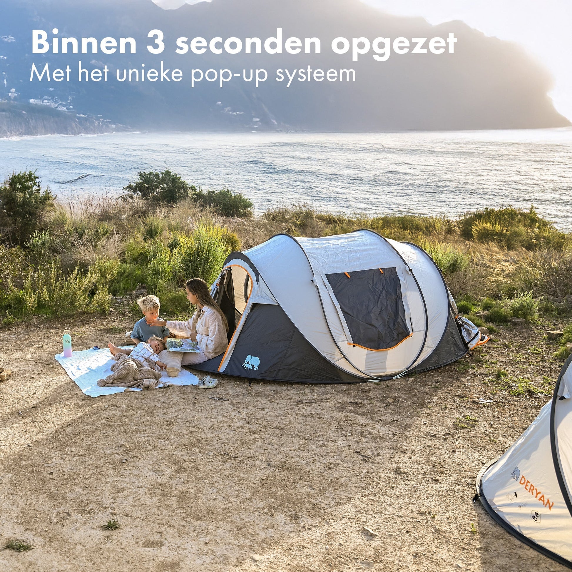 4-Person Tent - Set Up in a Flash