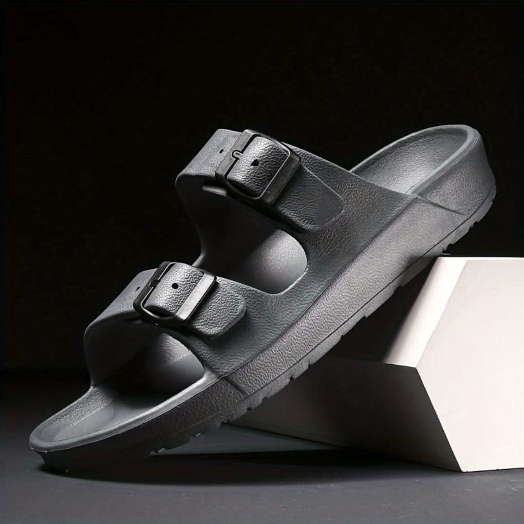 Men's Sandal with Double Buckle