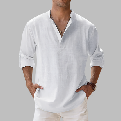 Men's Relaxed Linen Summer Shirt