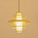 Moderne bamboe hanglamp - BambooHarmony