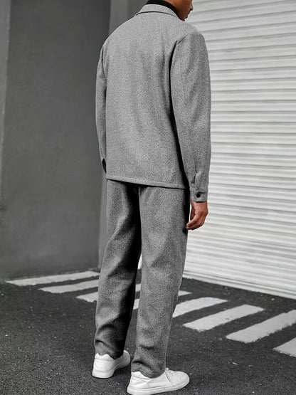 Modern Two-Piece Men's Set – Comfort and Casual Elegance