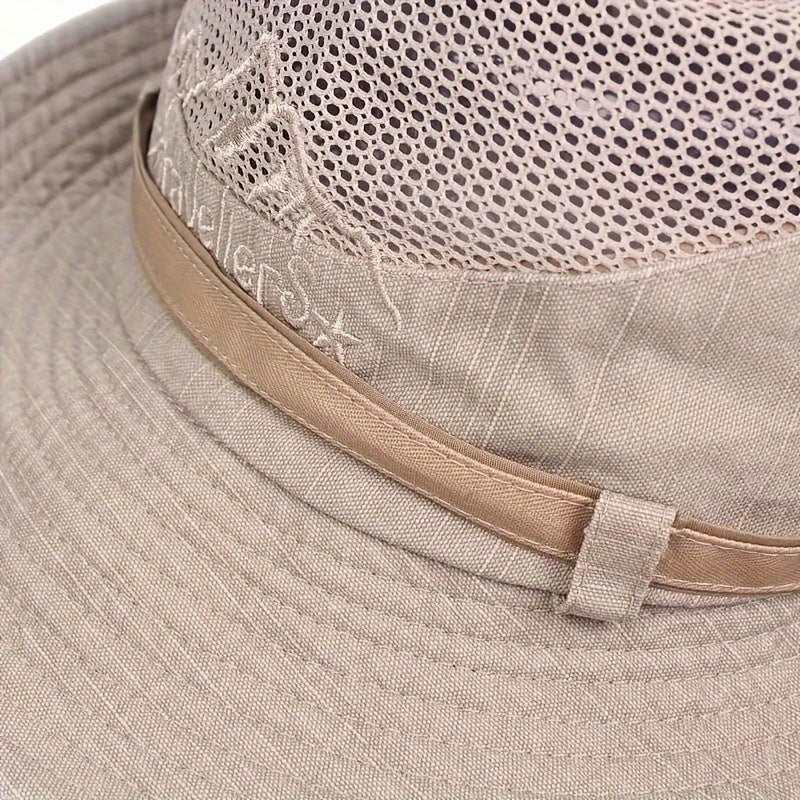 Cappello da sole traspirante per esterni con cordino - protezione UV e comfort per tutte le stagioni