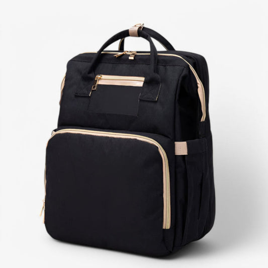 Bolso para pañales 2 en 1 con cuna retráctil