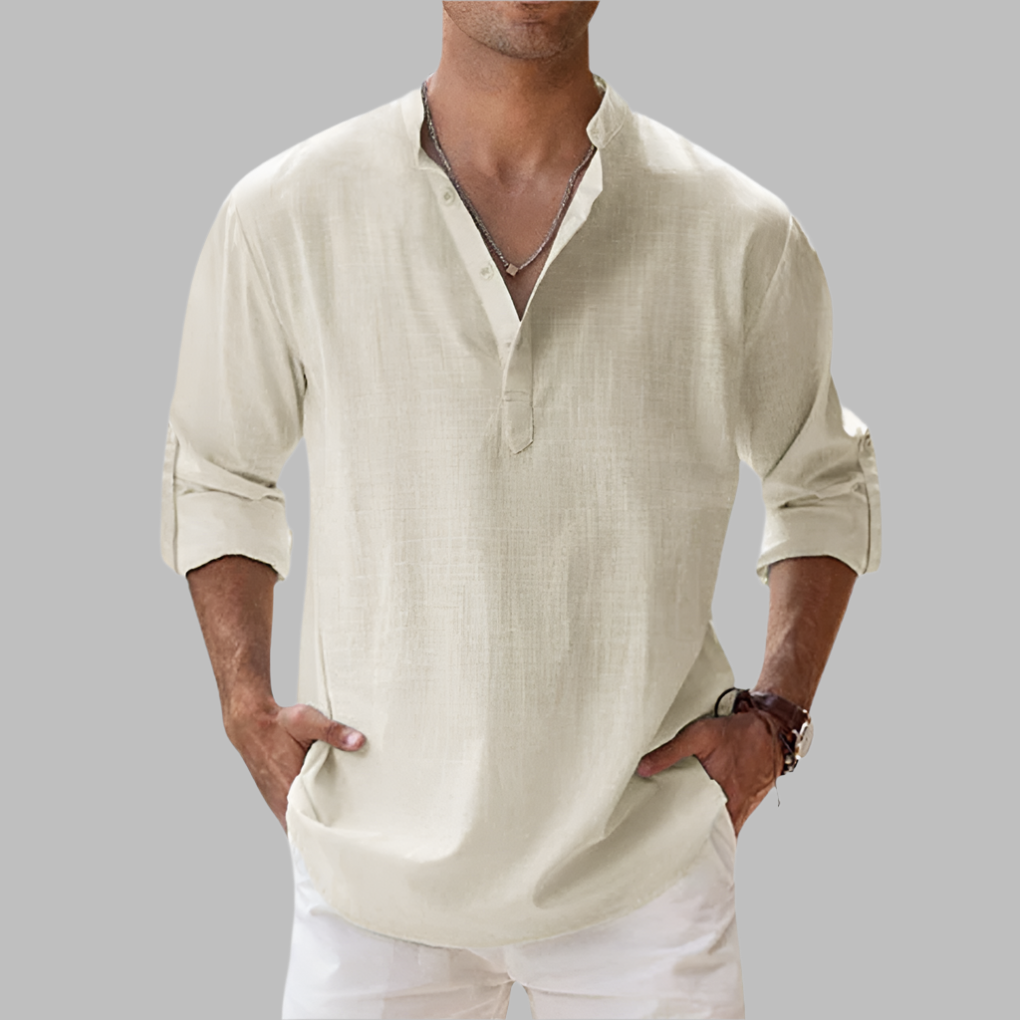 Men's Relaxed Linen Summer Shirt