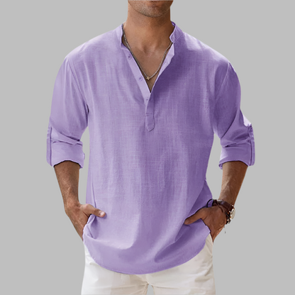 Men's Relaxed Linen Summer Shirt