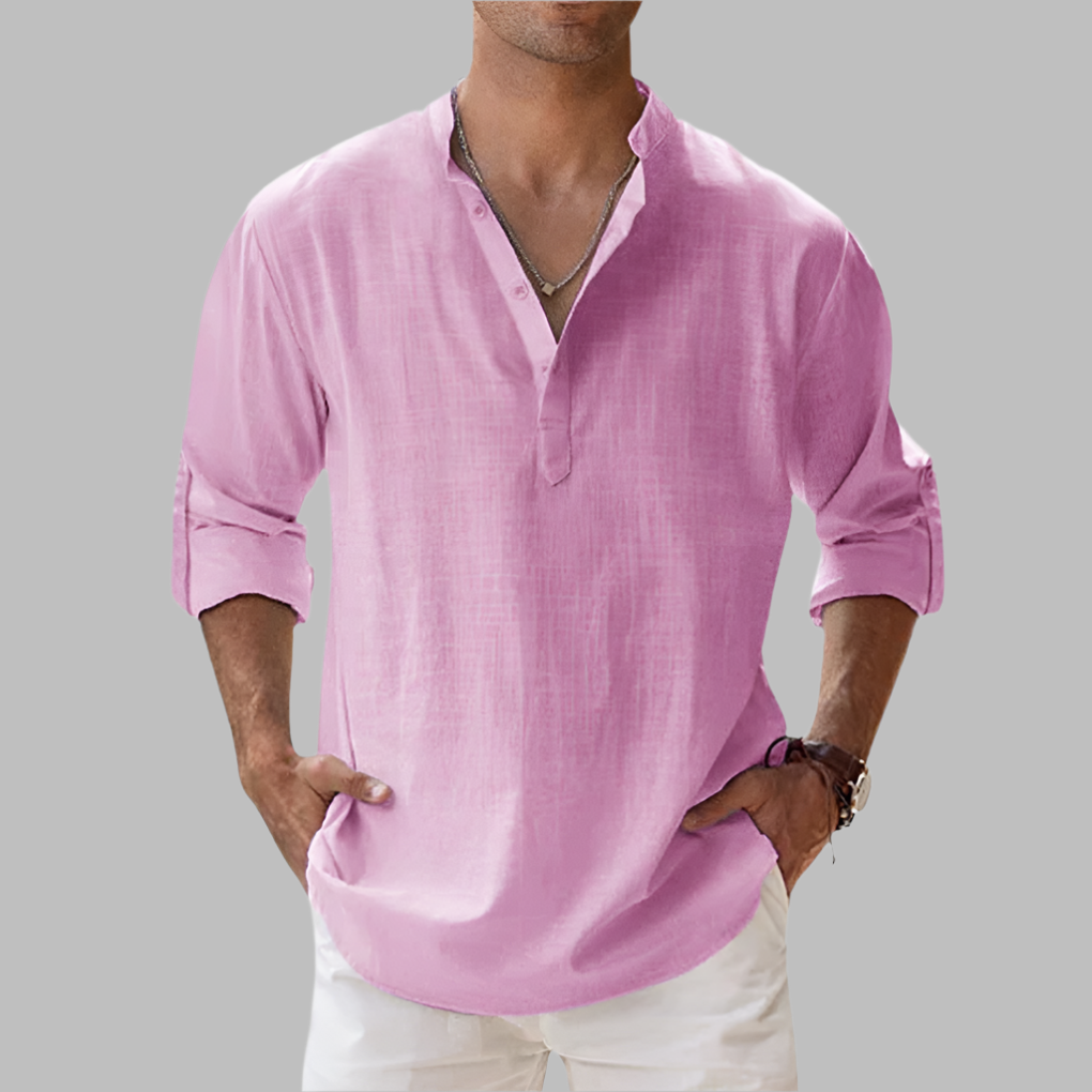 Men's Relaxed Linen Summer Shirt