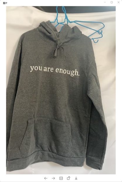 Unisex Hoodie with Inspirational Message