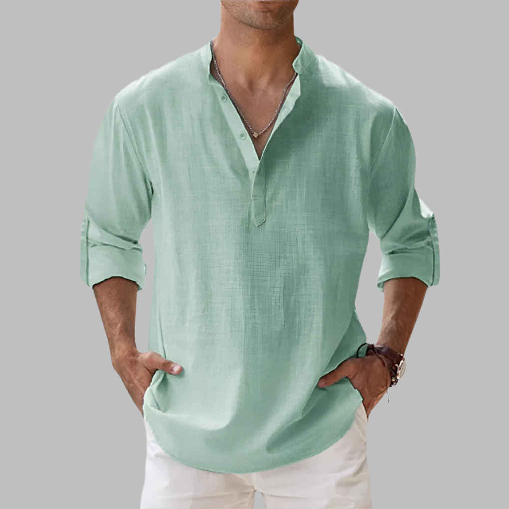 Men's Relaxed Linen Summer Shirt