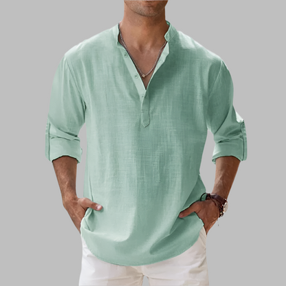 Men's Relaxed Linen Summer Shirt