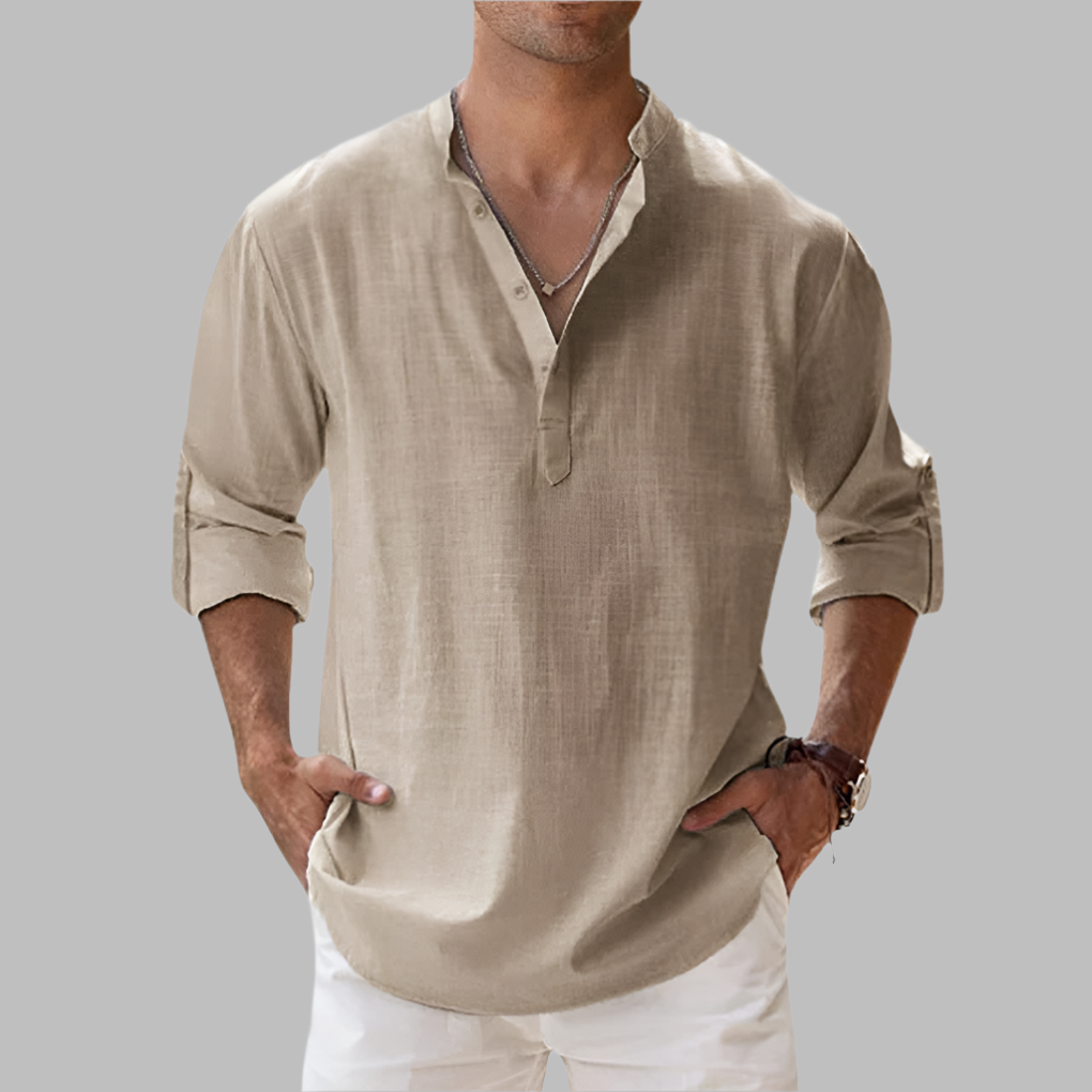 Men's Relaxed Linen Summer Shirt