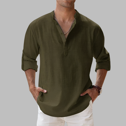 Men's Relaxed Linen Summer Shirt