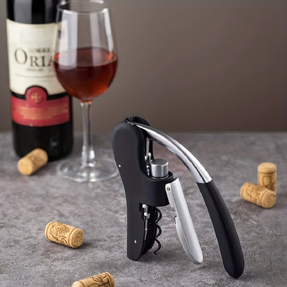 Ergonomic Corkscrew – Open Wine Bottles Quickly and Safely for Home and Hospitality