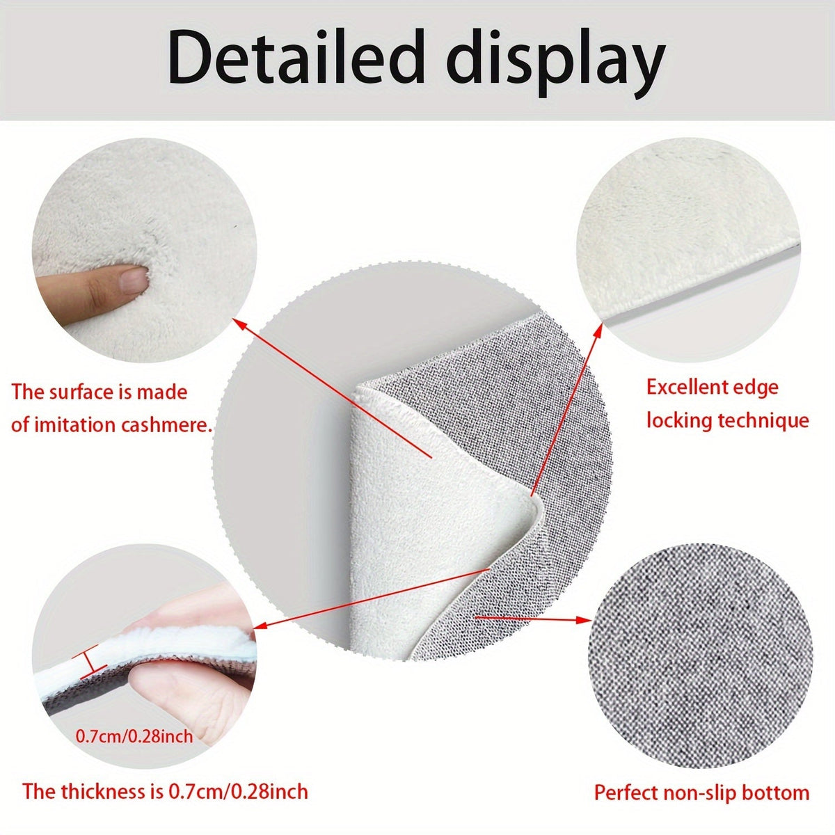 Leaf Bath Mat – Absorbent, Plush and Comfortable for the Bathroom