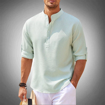 Camisa de lino elegante para hombre - Maurice