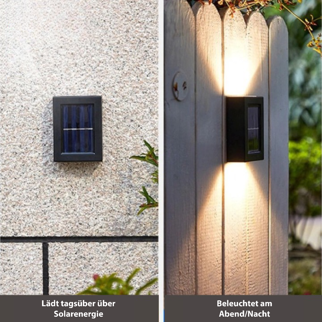 SolarGlow - Wireless LED Solar Wall Lights