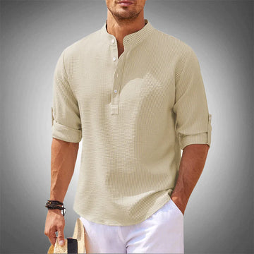Camisa de lino elegante para hombre - Maurice