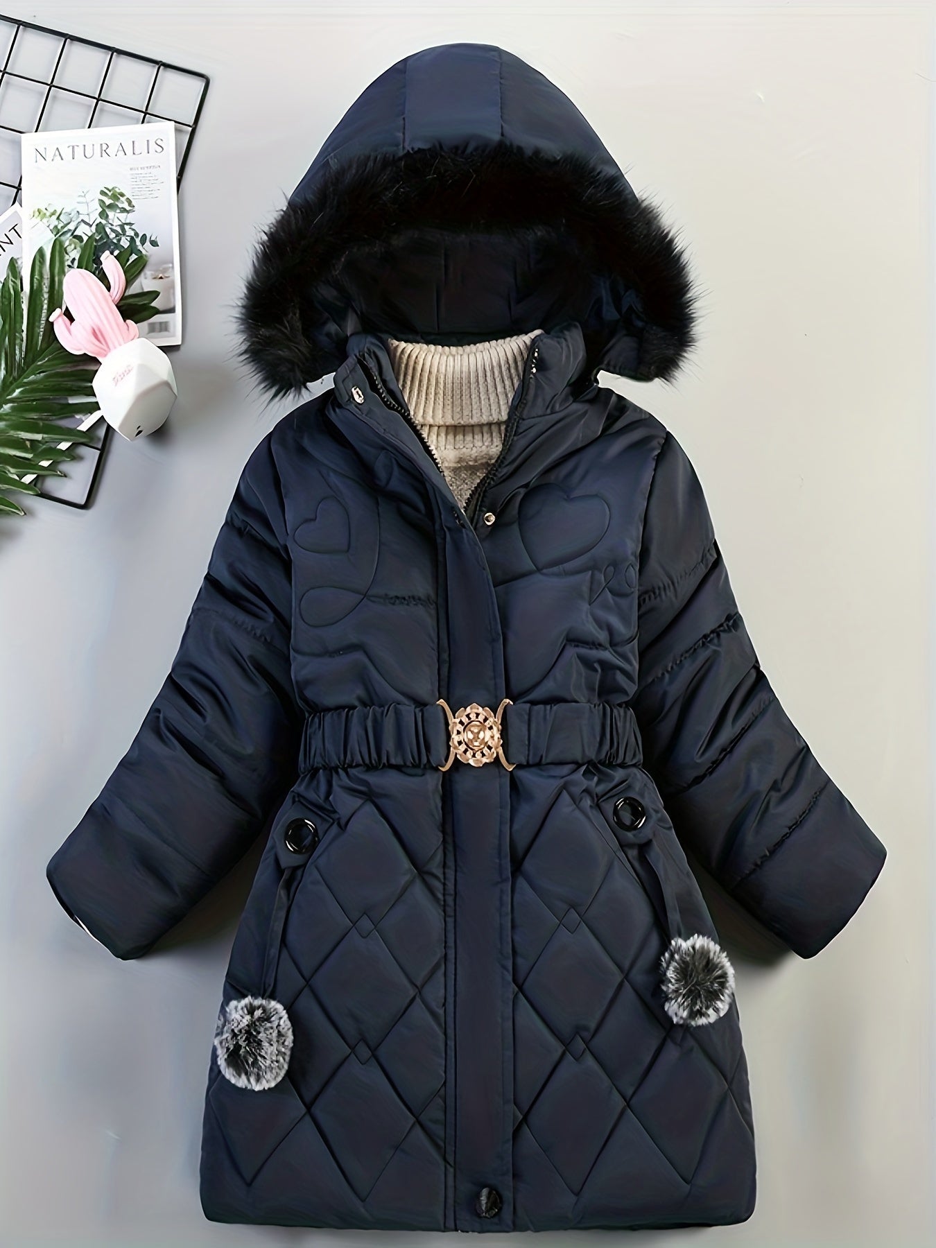 Winter Jacket with Hood for Girls - Nicole