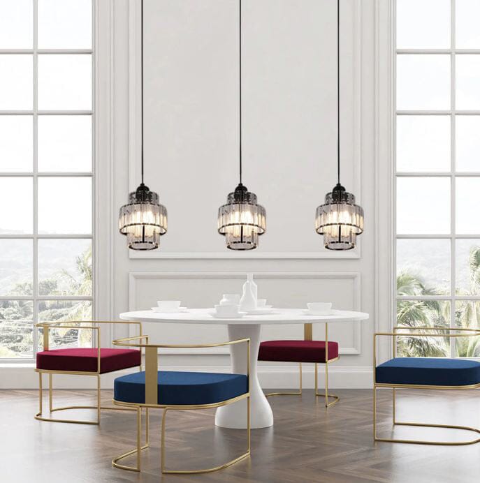 Elegante kristallen hanglamp Saela - Luxe verlichting