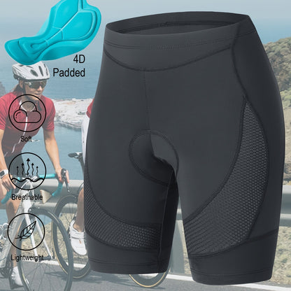 Bequeme Fahrradhose für Damen mit ergonomischem Sitzpolster und Stretch-Passform