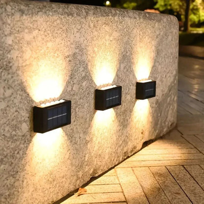 SunGlow - Applique murale d’extérieur élégante et écologique