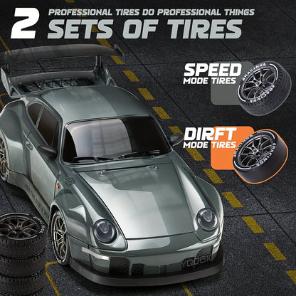 Ultimate Drift Racer 1:24 - Coche teledirigido con ruedas iluminadas