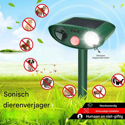 Motion-Activated Solar Ultrasonic Deer Repeller