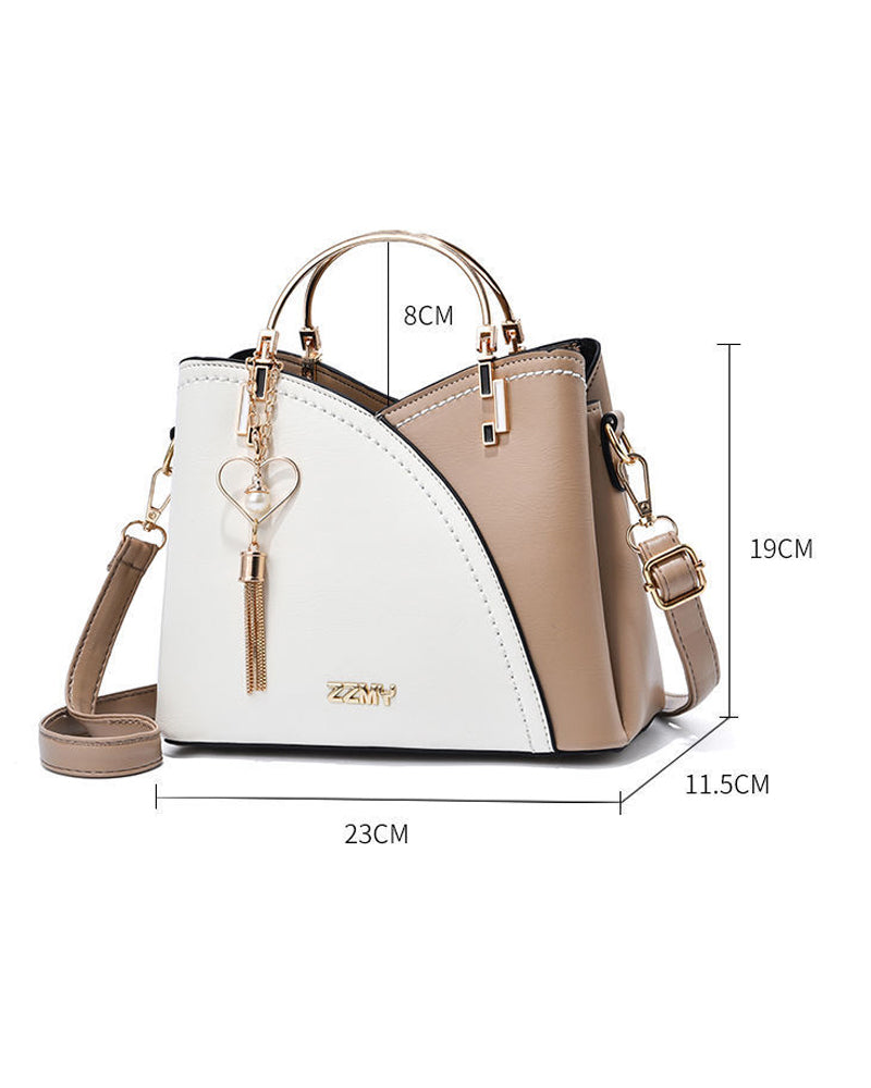 Elegante geräumige Handtasche mit zwei Tragevarianten – Erin