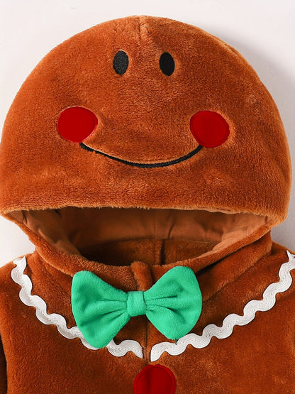Gingerbread Man Baby Grow for Children - For Festive Coziness