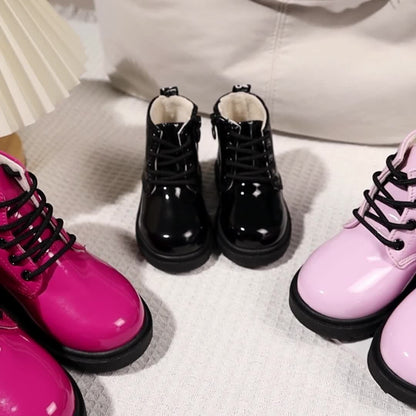 Lightweight anti-slip lace-up shoes plus fleece boots - Liley