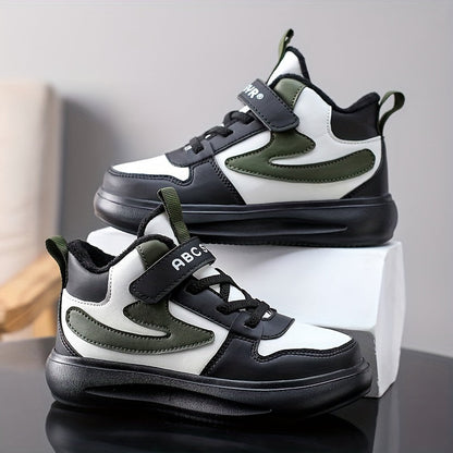 Modern, comfortable low sneakers with fleece lining for boys - Jack