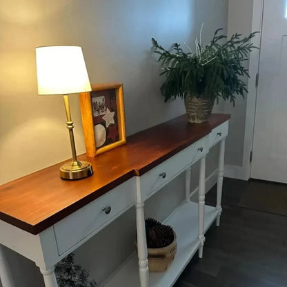 Cordless Table Lamp - LED Retro Fabric