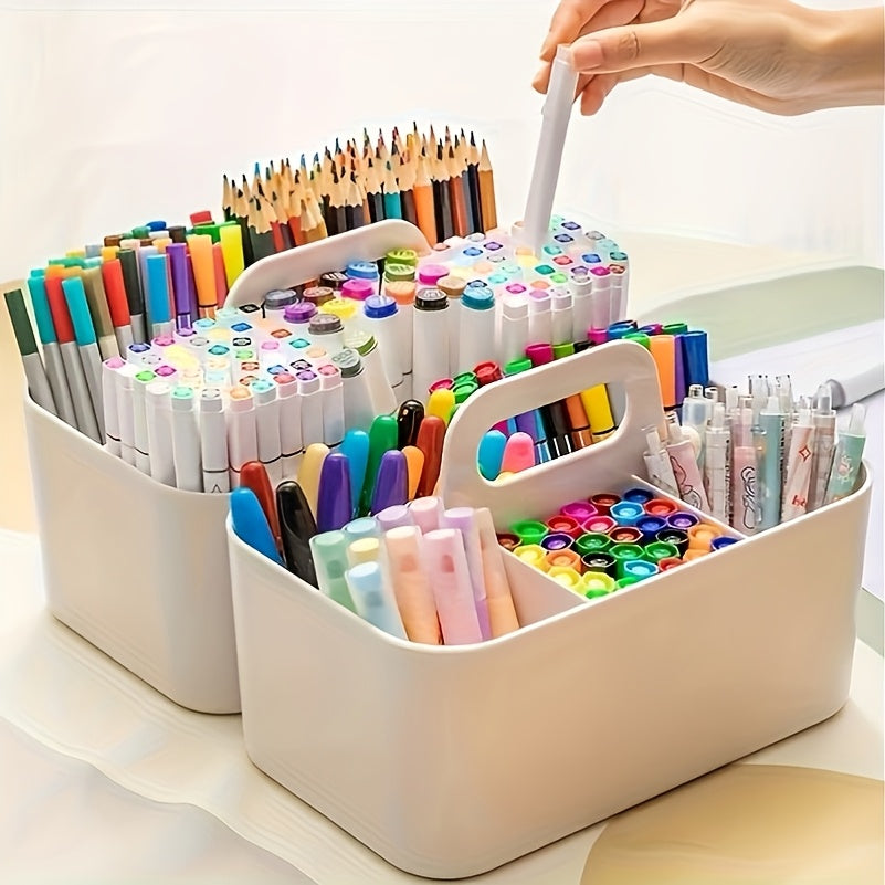Multifunctionele bureau-organizer met handvat - netjes en praktisch ontwerp