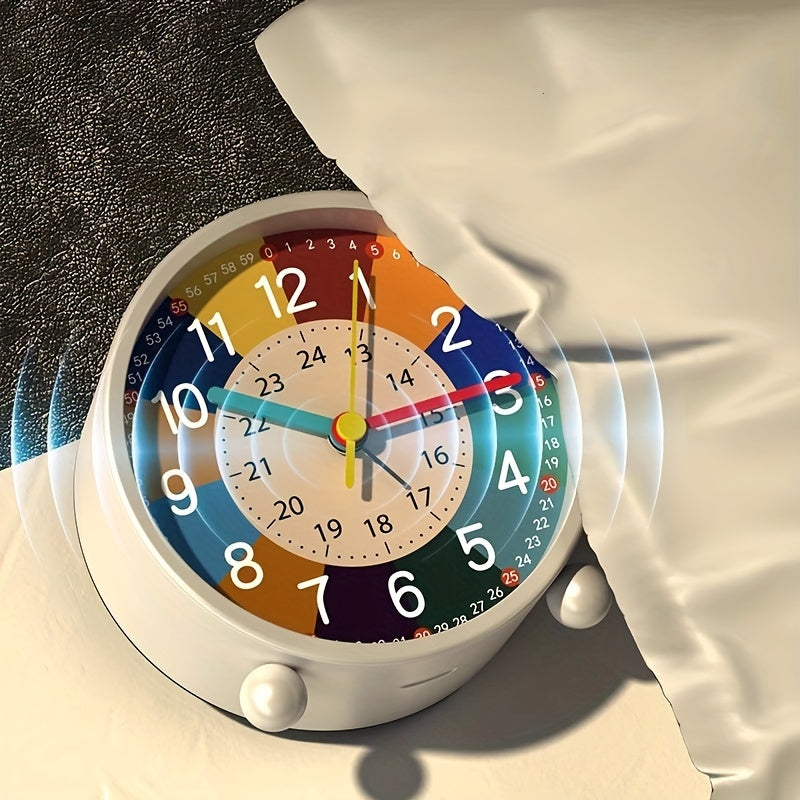 Despertador educativo silencioso - reloj colorido para estudiantes y niños