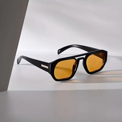 Lunettes de soleil rectangulaires en polycarbonate