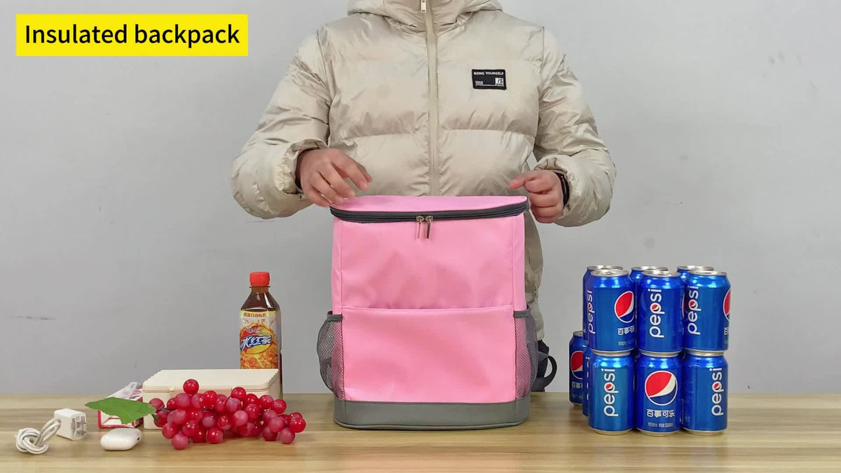Cooler Backpack for 24 Cans – Ideal for Beach, Camping and Picnics