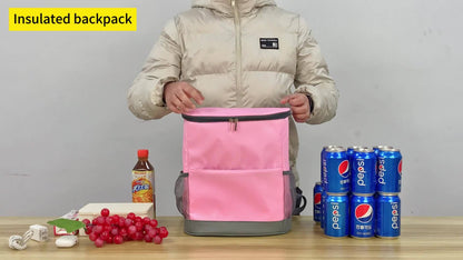 Cooler Backpack for 24 Cans – Ideal for Beach, Camping and Picnics