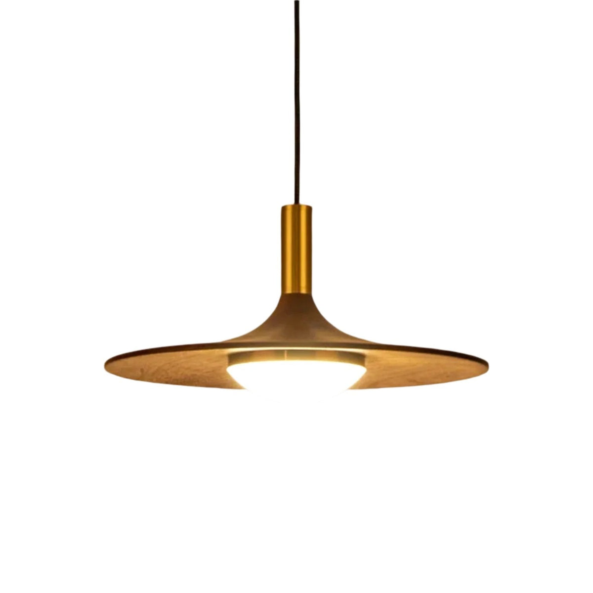 Noorse hanglamp van walnoothout – Stijlvol, modern en energiezuinig