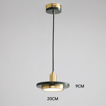 Elegant Modern Pendant Light with Marble Finish