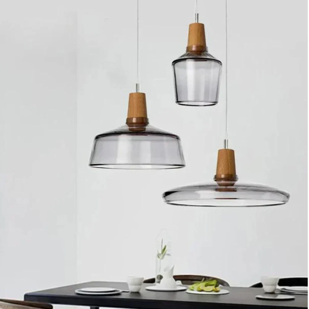 Nordic Glass Chandelier – Modern & Elegant