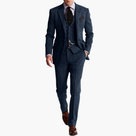 Ensemble de costume formel pour homme avec veste et gilet