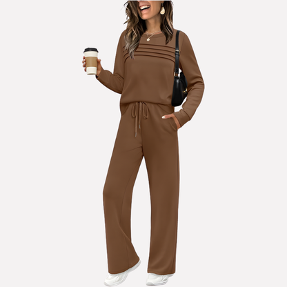 Trendy tweedelige loungeset voor dames – perfect om te ontspannen