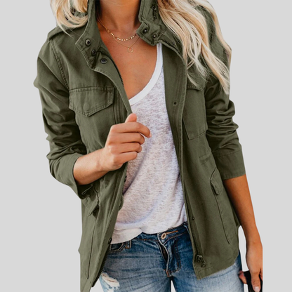 Trendy Women's Mid-Season Coat – Stylish and Comfortable for the Transitional Months