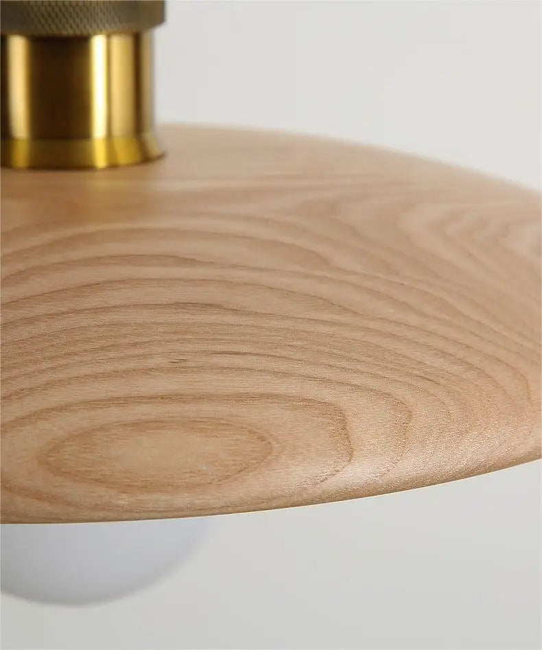 Rustic Wooden Ceiling Lamp for Ambient Lighting