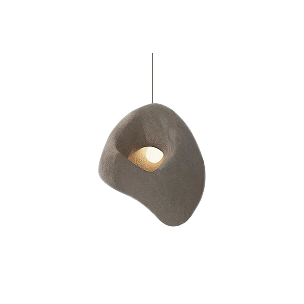 Pendant Light with Organic Style and Warm Light