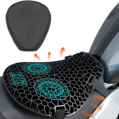 Motorcycle Gel Seat Cushion for Long Distances