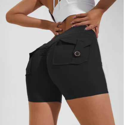 High-Waisted Shorts with Elegant Minimalist Look