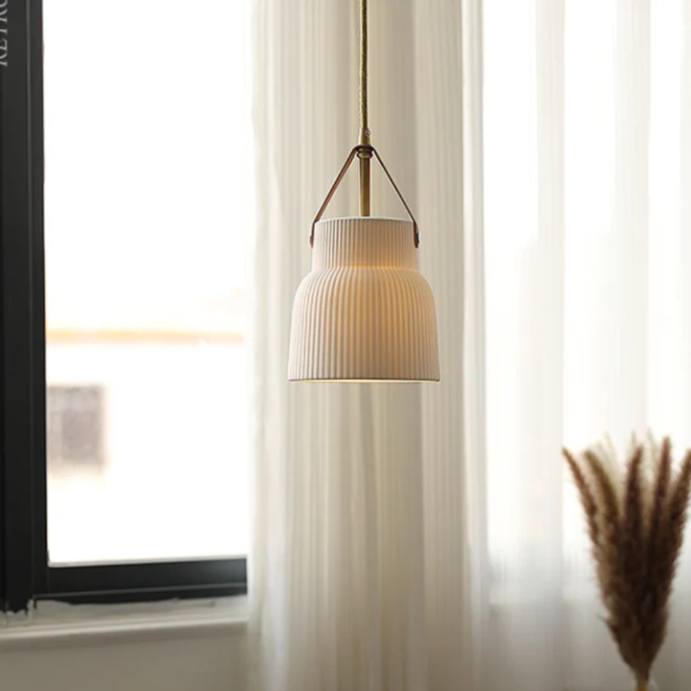 Nordic Ceramic Pendant Light Ø16 cm