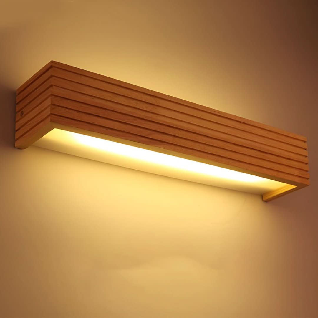 GlowWood - Rechteckige wasserdichte LED-Leuchte